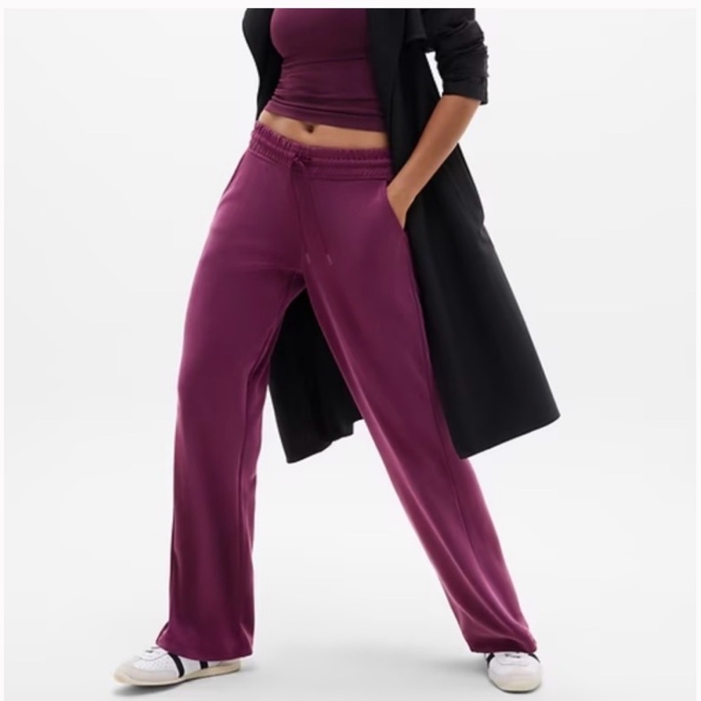 Athleta Seasoft plum colored pants